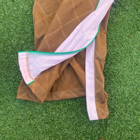 Adidas Women's Track Suit Jacket Pants Brown Pink Green - Picture 8 of 9